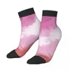 Calcetines para hombres lesbianas acuarela orgullo tobillo lgbtq bandera unisex patrón novedoso impreso