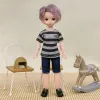 Dolls Aitoyya 1/6 BJD Doll 30cm Short Hair Boy 20 Movable Jointed Dolls Toys Fahion Clothes and Shoes DIY Toy Gift for Girls