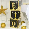 Eid Letter Boxes 2024 Ramadan Decoration for Home Muzułmańska Partia Islamska dostarcza Eid Mubarak Ramadan Kareem Eid Al-Fitr Box Prezenty 240422