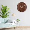 Wandklokken 12 inch houten klok stille design mode ronde voor woonkamer en slaapkamer