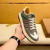 Sneaker run shoes Womens luxury Genuine Leather outdoors flat Casual Mens Designer top quality loafer vintage 2024 New style tennis Low sports trainer walk hike gift