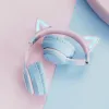 Écouteurs BT029C Cat Eare Headphone Wireless Bluetooth Bluetooth Glowing Glomer Esports Head Set Accessoire pour PC Gaming Man Gifts