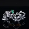 100 pcs Clear view elastic-C circle Plastic Ring Display Stand Holder Rack Tabletop Decoration Stand MX200810193G