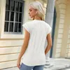 Frauenblusen Frauen Top gestreifte Textur Sommer T-Shirt Crewneck Ander Tops Tee Shirt Modes Streetwear-Kollektion für Arbeitsplay