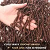 Soft Faux Locs Crochet Hair for Women 18 24 36 Inch African Locks Crochets Curly Braiding Dreadlocks Hair 240409