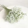 Dekoratif Çiçekler 3/6pcs Gypsophila Yapay Çiçek Beyaz Pembe Mavi Bebek Nefes Plastik Buket Ev Düğün Düğün Dekorasyonu