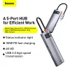 Stationer Baseus USB Type C Hub USB C till HDMicompatible PD 100W Charger USB 3.0 Hub för MacBook Pro Dock Station Splitter