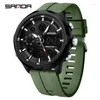 Armbanduhr Sanda G Style Sport Military Herren Uhren Luxus digitale Uhr 50m wasserdichte Quarz Armbanduhr für männliche Relogios Maskulino