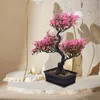 Fiori decorativi piante false in vaso artificiali finte arbusti esterni falsi tavolo verde decorazioni bonsai era in giardino