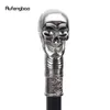 Skull Head steampunk Walking Cane Fashion Decorative Walking Stick Gentleman Luxury Crosier Knob Walking Stick 93CM 240416