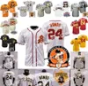 Nowy Barry Bonds Jersey Person Person Patch 1989 White 2004 Cream ASU College Yellow Red Black Grey Sf Retro I Piintripe White Pull9815016