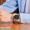 Luxe polshorloge waterdichte horloges Designer horloge heren automatische mechanische lederen band waterdichte lichtgevende wijzerplaat voor mannen weng