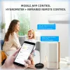 Controle o controle remoto IR Tuya Smart IR com Thermo -higrômetro WiFi Modo Dual Controlador Universal para Air Condicionador TV para Alexa Google