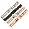 QSSZ 18 mm 20 mm 22 mm 24 mm 26 mm 28 mm 30 mm roestvrijstalen horlogeband vaste klassieke riem metalen horlogeband voor pols horloge 240422