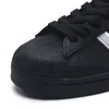 Classical Shell Head Designer Chaussures Superstar Femmes Sneakers Lace Up Green Blanc noir Daily Indoor Walking Triple Platform Sports Chaussures Femme 285