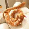Lalki nadziewane symulacje węży pluszowa zabawka duża rozmiar żartoblica Python Lalk Lifee Long Boa Cobra Pillow Tricky Game Toys Dift Boys