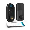 Управление Hornbill Smart Door Lock Biometric Finger -Отпечатки Электронный вход передние замки цифры клавиатура разблокировать IC без ключа для домашнего офиса