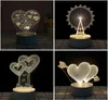 Gift de la Saint-Valentin 3d lampe LED NIGHT GADGET LAMPS TABLE LAMPS HOME DÉCOR BUBB POUR LA FEMME AMANT CADEAUSEMENTS entièrement7190398