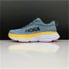 Hokah Running Shoes Hokahs Bondi 8 Clifton 9 Sneaker Women Black White Blanc de Blanc Peach Whip Shifting Sand Mens Outdoor Storlek 36-45