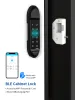 Control ttlock app remote control electronic smart magnetic sensor Rfid keypad cabinet Drawer lock