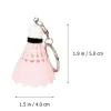 Chains 60Pcs Sport Goods Keychains Cute Mini Badminton KeyChain Ball Keyrings Jewelry Accessories