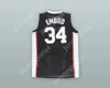 CUSTOM Name Number Mens Youth/Kids JOEL EMBIID 34 THE ROCK HIGH SCHOOL BLACK ALTERNATE BASKETBALL JERSEY TOP Stitched S-6XL