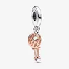 Ciondoli 925 Sterling Silver Tone Tone Tone Tone Sliding Calco incantature Fit Wedding Women Wedding E229p in fastiera europea.