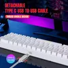 68 touches Clavier de jeu USB Wired Portable 20 RVB Backlight for Windows ordinateur portable ordinateur 240418