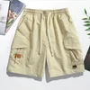 Men's Shorts Men Cargo Versatile With Adjustable Waistband Multiple Pockets For Street Style Summer Fashion
