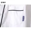 Tシャツベビー幼児ティーンエイジャー服学校制服の男の子シャツ白い長袖ターンダウンカラーキッズシャツ男の子の子供のトップ