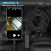 Cameras Industrial Endoscope Camera for iPhone/TypeC 1080P 5.5mm 8mm Soft&Rigid Cable Waterproof Piping Camera Inspection Car Borescope