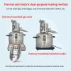 MACCHINE 10/15/20L Distiller Alcool Halless in acciaio inossidabile Casa fai -da -te Brewing Winmaking Make Wine Brewing Equipment