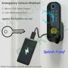 Управление Raykube Fingeprint Door Lock с Bluetooth TT Lock Password Smart Card 13,56 МГц IC Работа с Gateway Wi -Fi Alexa T03