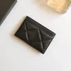 Luxury Women's Leather and Card Men's Bag Fashion Classic Mini Bank Wallets Cardholder's Small Ultra Thin Coin Purses Key WalletHolder's