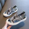 Kinder Baotou Häkeln Sandalen Mädchen Mitte und große Kinder Sommer Kinder barse