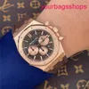 AP Titanium Wrist Watch Epic Royal Oak Series 26331or OO D821CR.01 Machinerie automatique 18K Rose Gold Watch Mens 41mm Diamètres