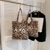 Sexy Leopard Design 2023 Big Korean Fi Shopper Shop -Taschen für Frauen Handtasche Umhängetasche Großer Kapazität Tasche R9QK#