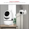 Kontroll ANPVIZ 1080p Mini PTZ Camera WiFi inomhus Smart Baby Monitor Mini Wireless IP Camera Support 5G WiFi Auto Tracking Yiiot App View View