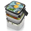 Diny Sweet Marokko Tropical Tiles schilderen Eclectische zomer Bento Box Student Camping Lunch Dinner Boxes Fruit