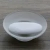 Set 367A Clear Glass Soap Dish Badrumstillbehör för dusch Badrum Hotellbar