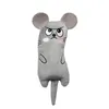 Jouets de chat mignons drôles de jouets en peluche interactive mini-dents broyant le chaton chaton mâchage des animaux de compagnie grinçants 240410