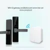 Управление новым TTLOCK Electronic Lock BluetoothCompatible Gateway G2 отпечаток пальцев заблокировать пароль Умная дверная блокировка с Alexa Google Home