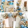 Decorazione per feste Blue Balloons Garland Arch Kit Birthday Boy Boy Baby Shower Latex Balon Decorazioni per matrimoni