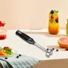 Blenders 500W Handheld -Immersion Blender 2 Mixgeschwindigkeit 4in1 Handheld -Stick -Mischer -Set Edelstahlblätter 500 ml Prozessor