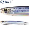 B U 30G40G60G 3D PRINT METAL CAST JIG CHORE CASSAGE Jigging Fish Sea Bass Saltwater Fishing Lure Lure Bait Artificial Bait Tackle 240407