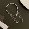 Charm Bracelets Anime Hidden Love SangZhi Cosplay Galaxy Stars Pendant Silvery Hand Chains Jewelry Costume Accessory Props Gift