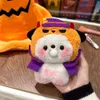 Kinesisk grossist ny produkt 2024 DIY Halloween Pumpkin Puppy Squeaks Bubble Bag Handmade Keyring