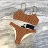 Luxo Bikinis Principia de Bikinis Twase Swimsuits Swimens Beach Praia Push -up acolchoado Ternos de banho Designer Awasares de banho