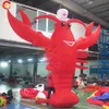 En gros de 8 mh (26 pieds) avec soufflerie livraison gratuite Activités extérieures Modèle de homard gonflable Prawfish Procambarusclakii Red homard pour la publicité