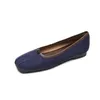 Casual Shoes 2024 Basic Women Flats Spring Real Leather Woman Sheepsuede Work Versatile Loafer Female Chic